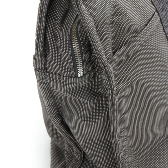 Hermès Paris Herline MM Tote in Black/Grey Canvas